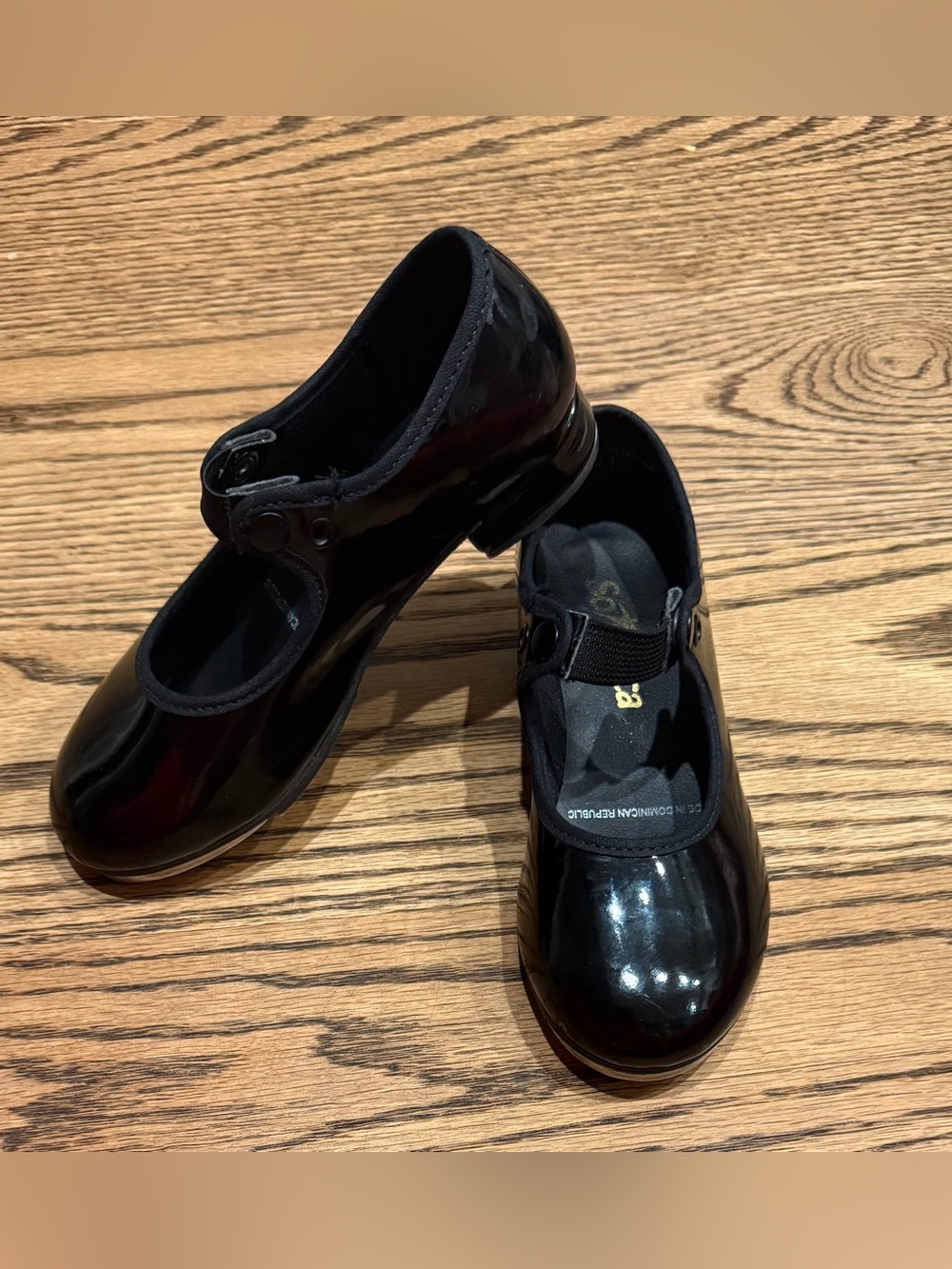 Girl So Danca Black Tap shoes size 11.5w